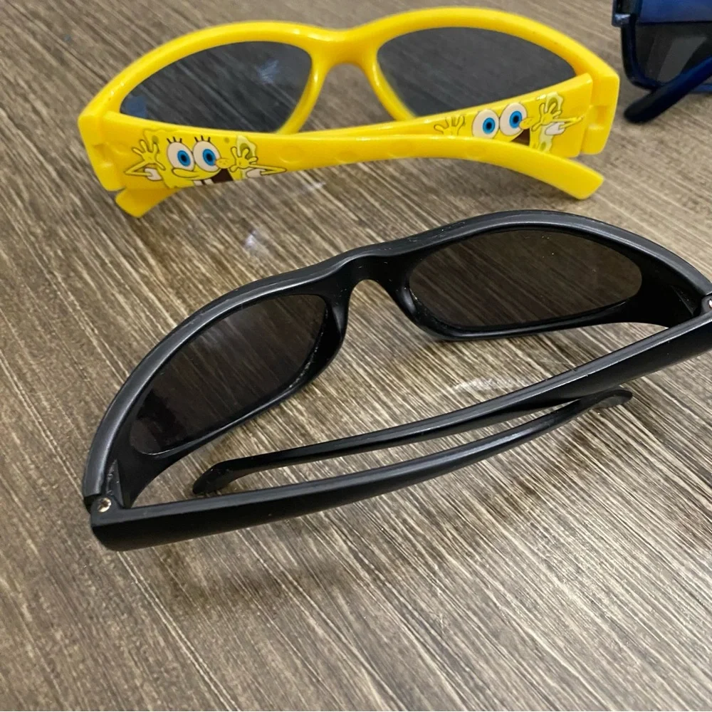 Kids Sunglasses Lot - Yellow, Blue, Black Styles